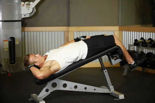 Decline Oblique Crunch