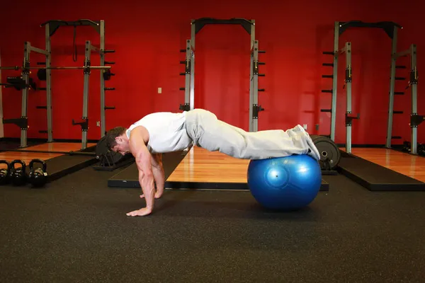 Exercise Ball Pull-In