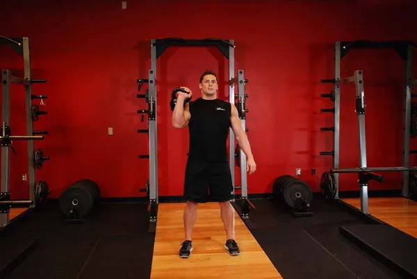 One-Arm Kettlebell Jerk