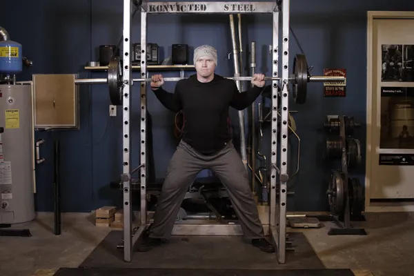 Reverse Band Power Squat