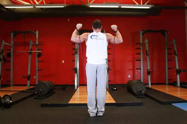 Shoulder Press - With Bands